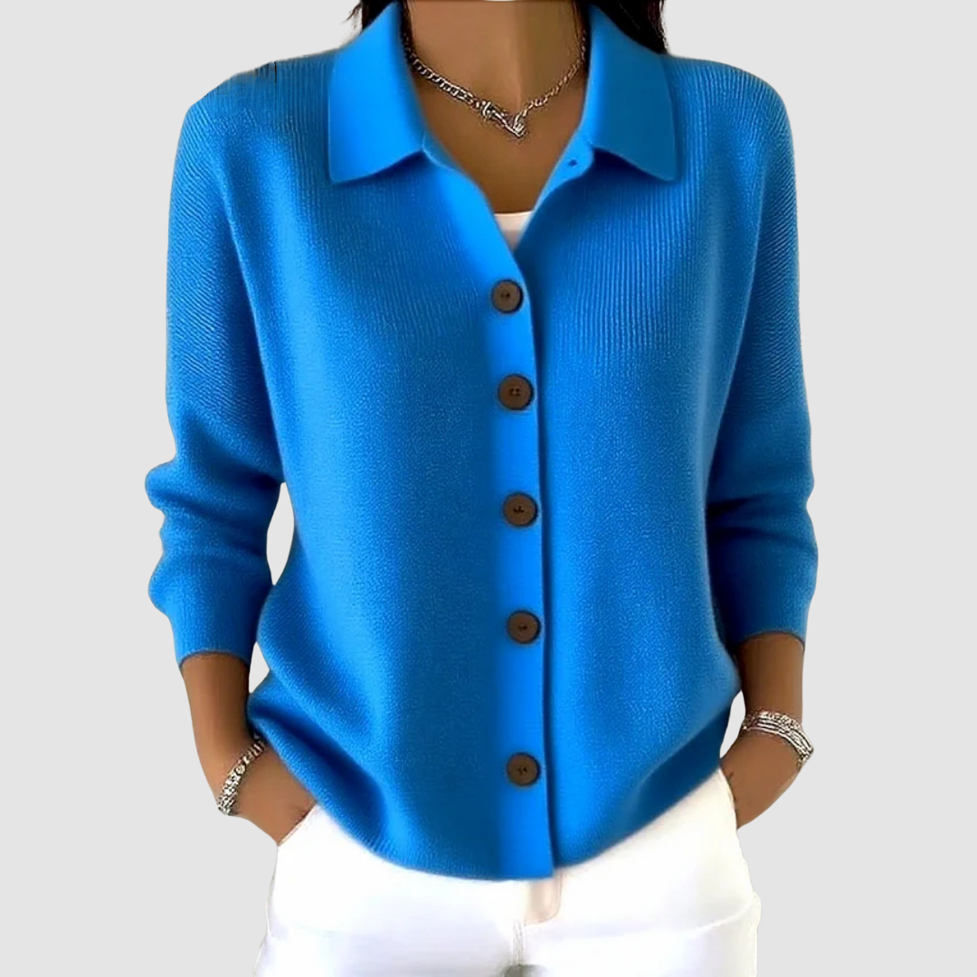 Kristen – Button-Up Knit Cardigan