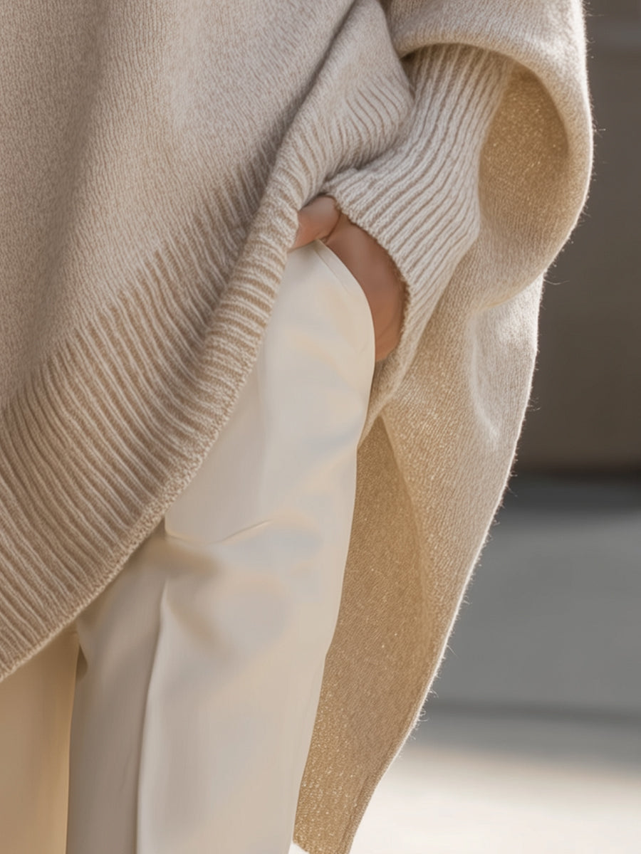 Paisley | Oversized Poncho Jumper