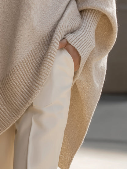 Paisley | Oversized Poncho Jumper