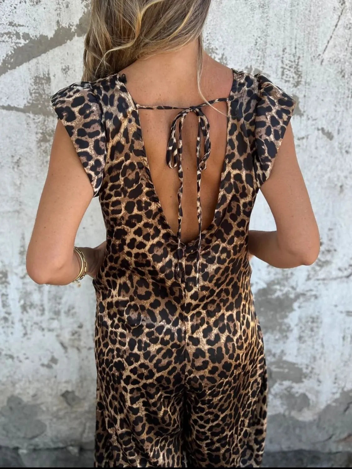 Pamela – Animal Print Tiered Midi Dress