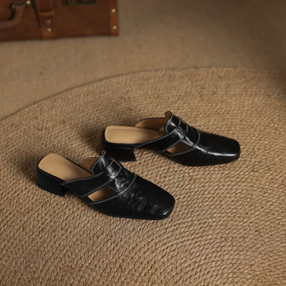 Alayna | Smooth Slip-On Mules