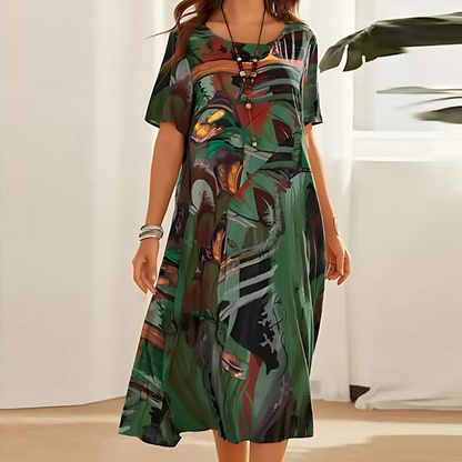 Amani | Elegant Floral Dress