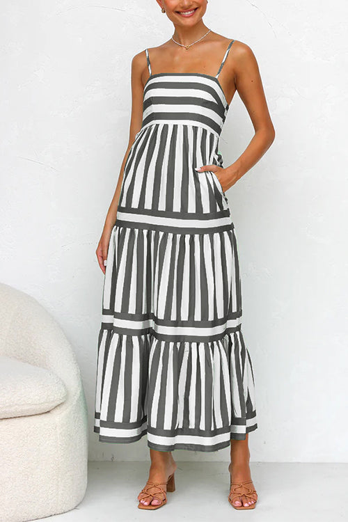 Rosalyn | Colour Block Maxi Dress