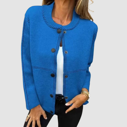 Rita – Button-Front Knit Cardigan