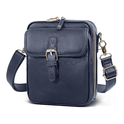 Kristy – Structured Buckle Crossbody Bag
