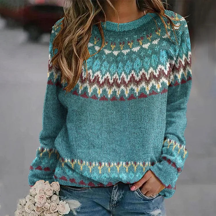 Margaret – Nordic Knit Fairisle Jumper