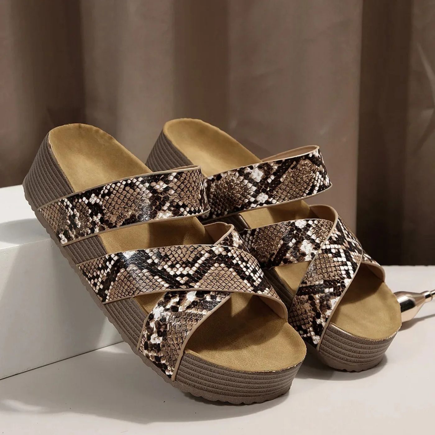 Ramira | Orthopaedic Leather Strap Sandals
