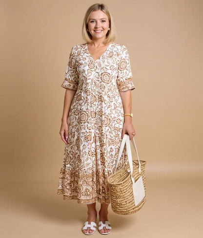 Sema | Elegant Floral Dress with a Breezy Vibe