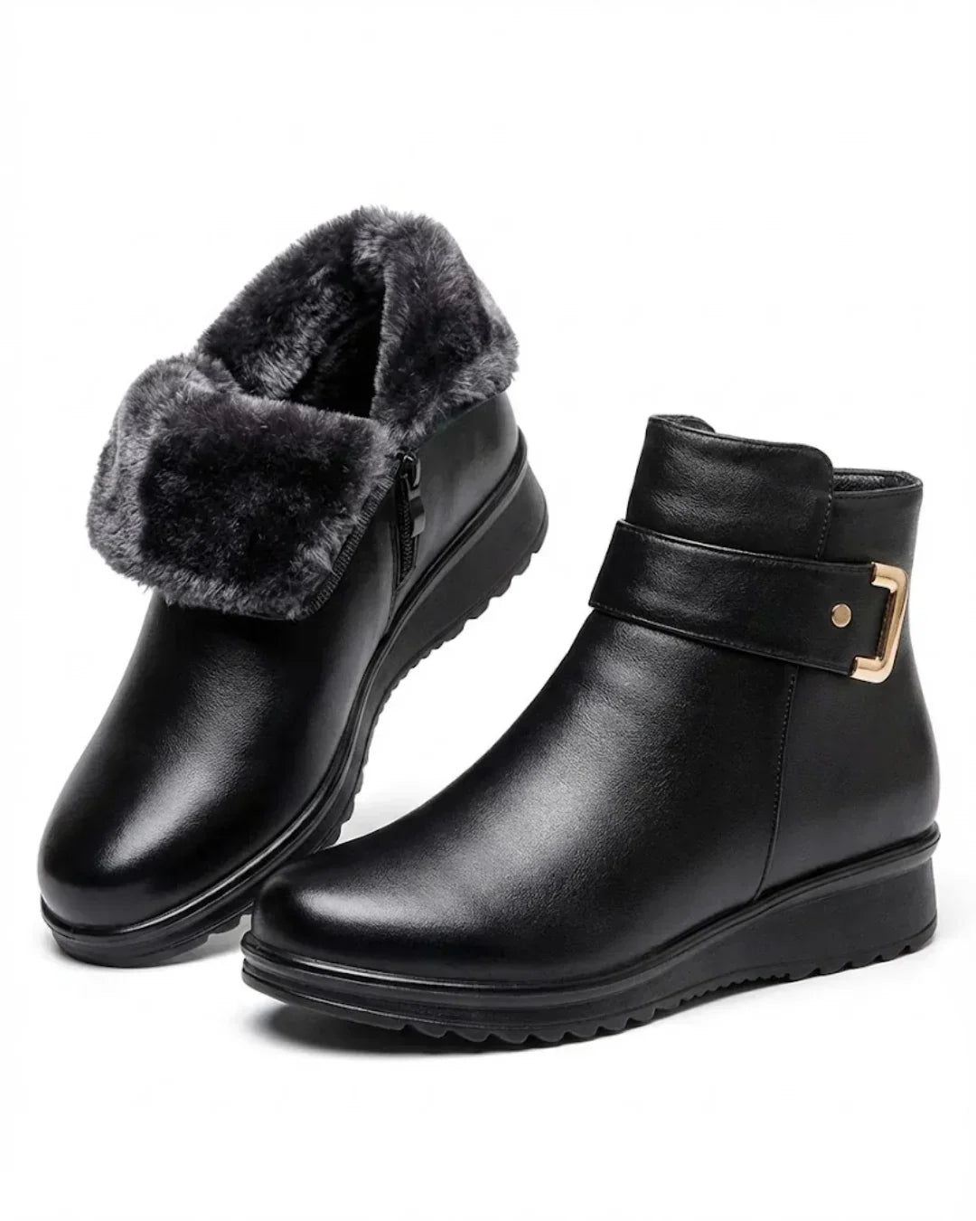 Juanita – Faux-Shearling Lined Ankle Boots