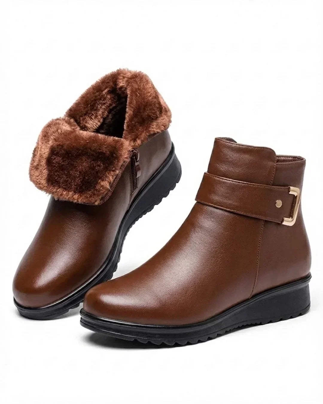 Juanita – Faux-Shearling Lined Ankle Boots