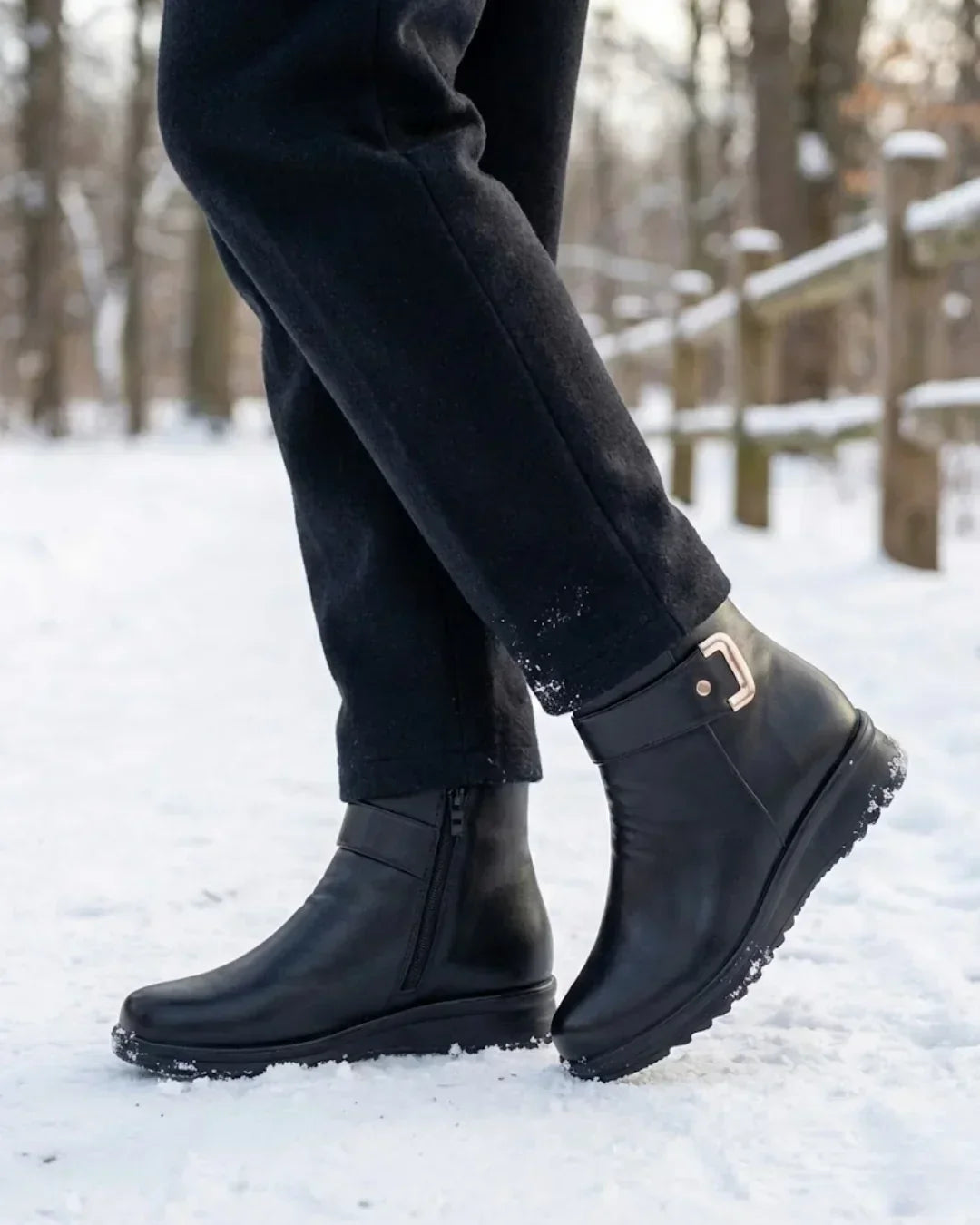 Juanita – Faux-Shearling Lined Ankle Boots