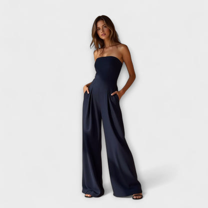 Tabatha – Strapless Wide-Leg Jumpsuit