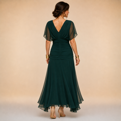 Tammy – Off-Shoulder Chiffon Maxi Dress