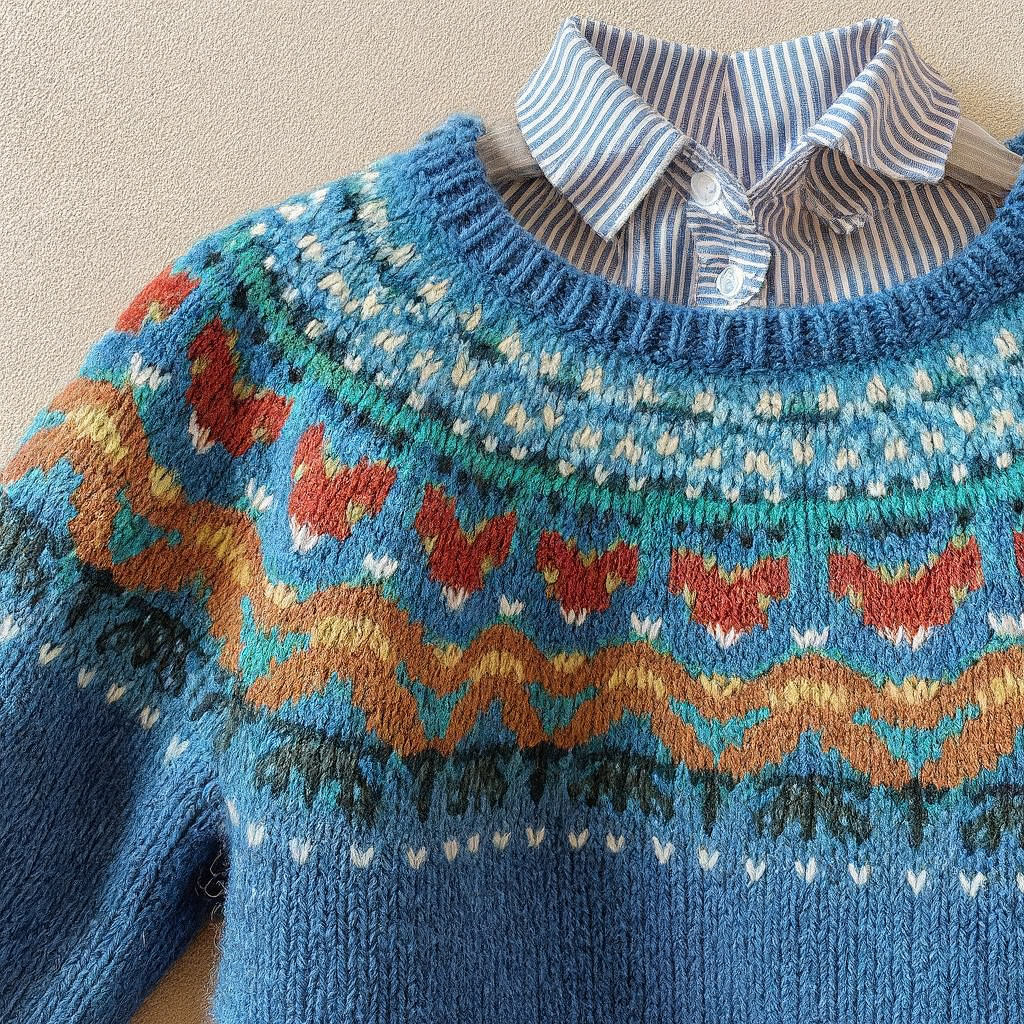 Kate – Fair Isle Knit Jumper