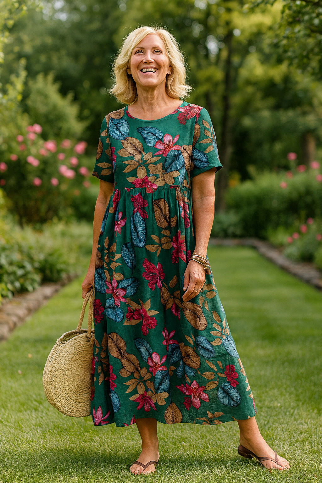 Jacinda | Breezy Floral Maxi Dress – Where Comfort Meets Confidence (s-5xl)