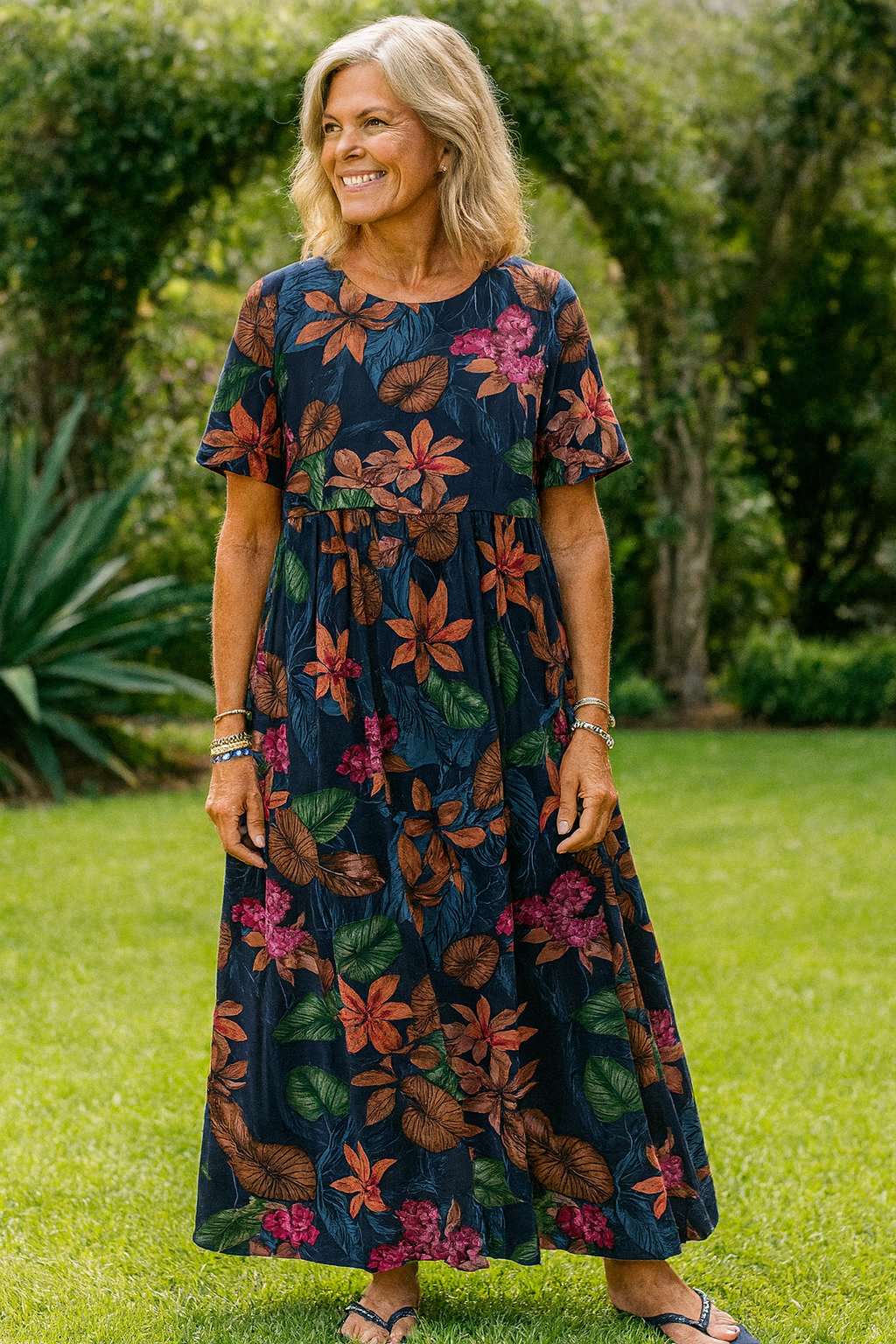 Jacinda | Breezy Floral Maxi Dress – Where Comfort Meets Confidence (s-5xl)