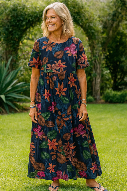 Jacinda | Breezy Floral Maxi Dress – Where Comfort Meets Confidence (s-5xl)