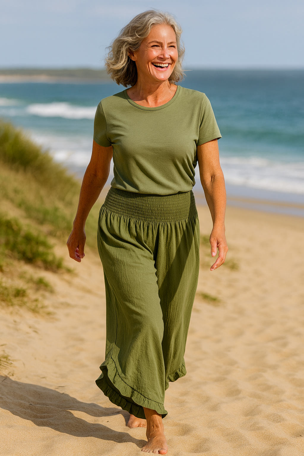 Clare | Linen-Look Ease Pants