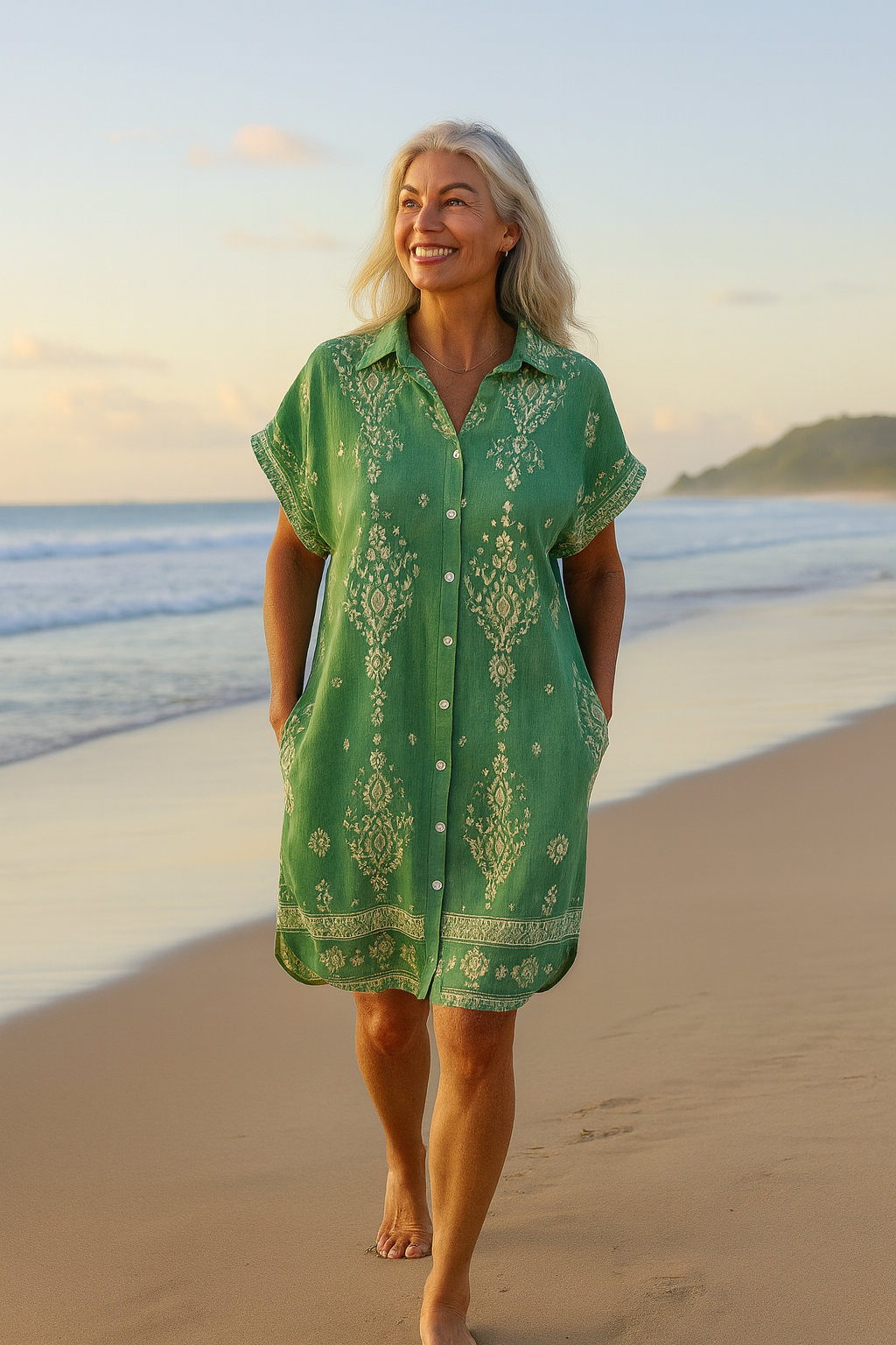 Arielle | Boho Dress ( Linen-Look )