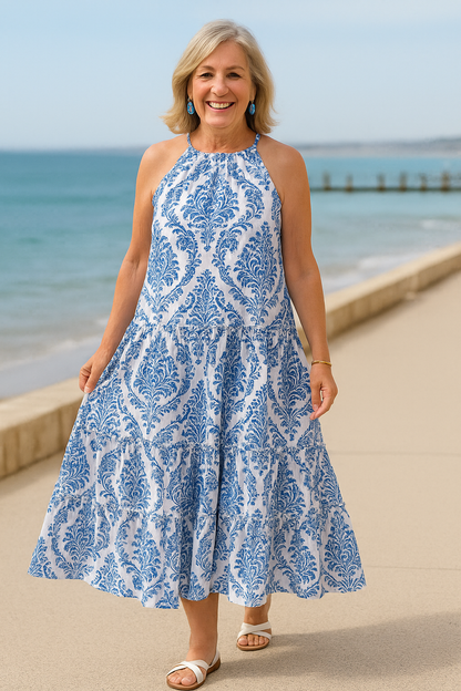 Isolde | Coastal Breeze Dress