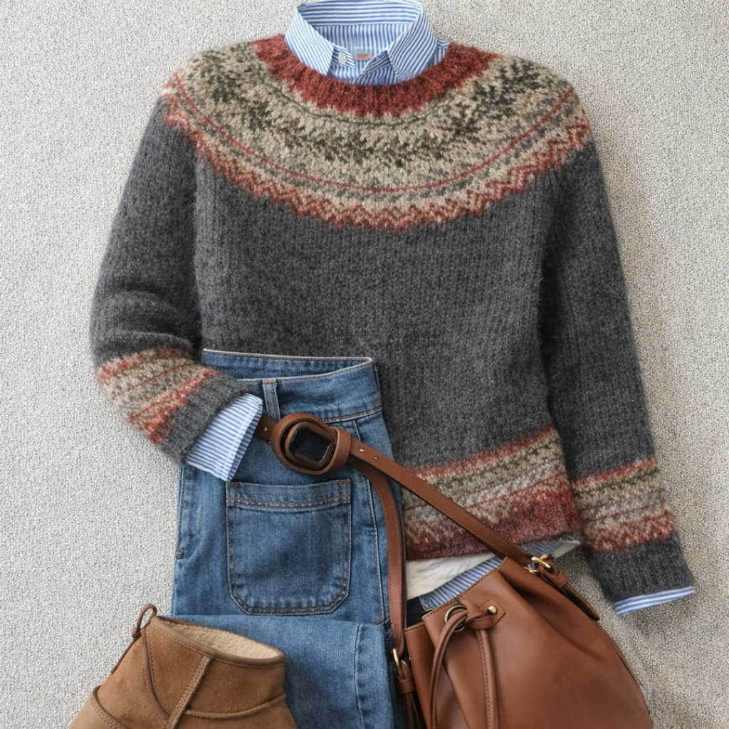 Marjorie – Fair Isle Knit Heritage Jumper