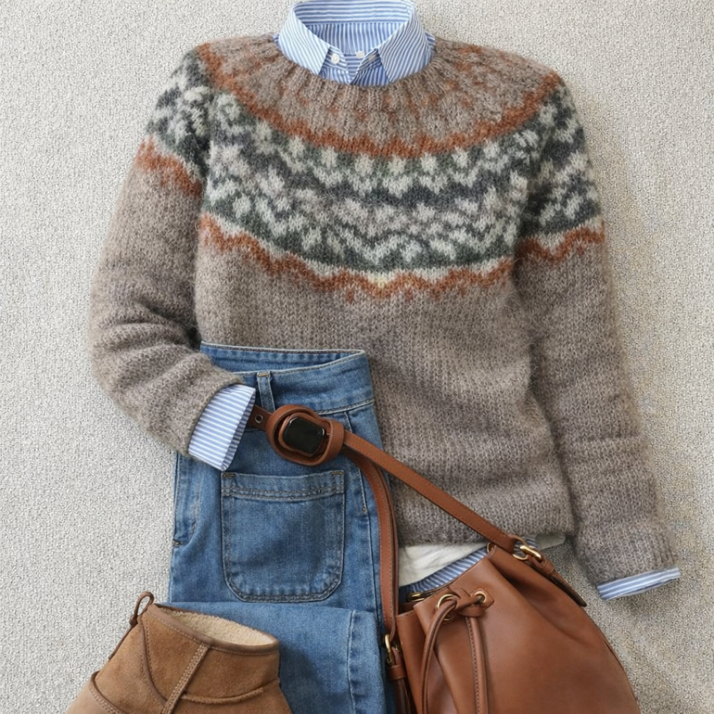 Juliette – Heritage Fair Isle Knit Jumper