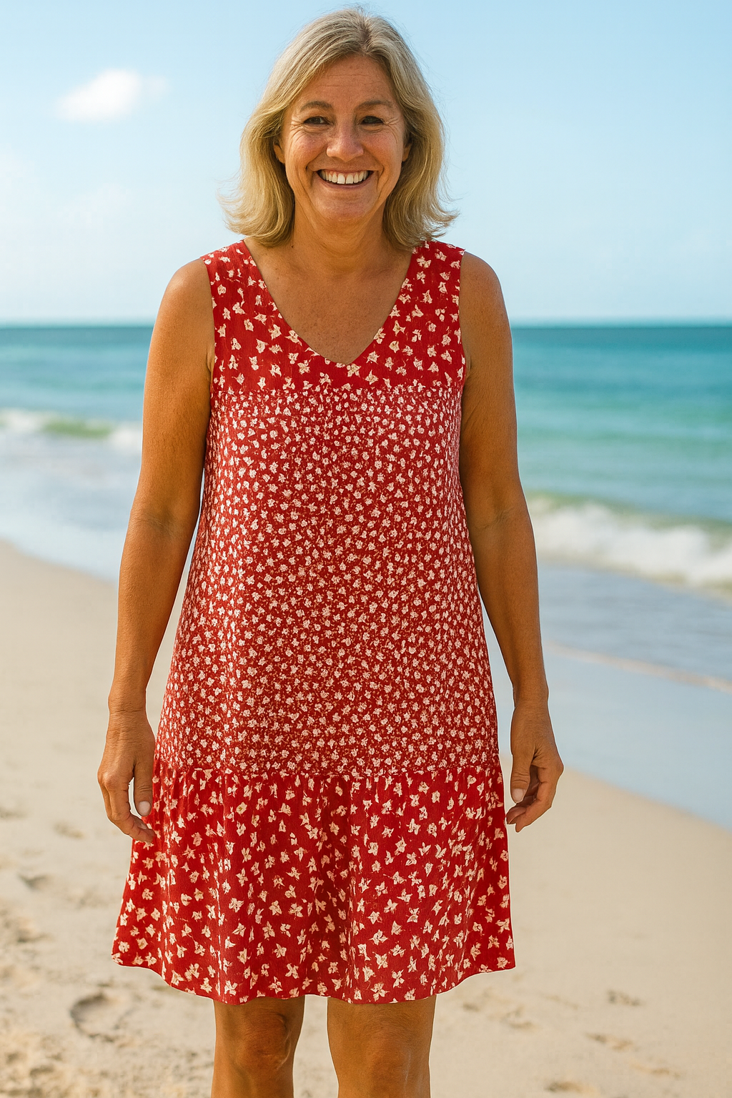 Judith | Flow Midi Dress – Where Comfort Meets Confidence