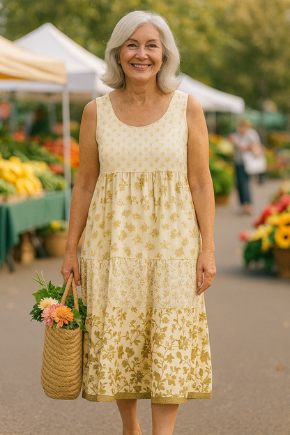 Jordyn | Flow Midi Dress - Where Comfort Meets Confidence