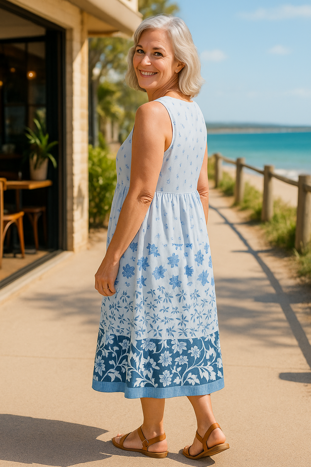 Jordyn | Flow Midi Dress - Where Comfort Meets Confidence