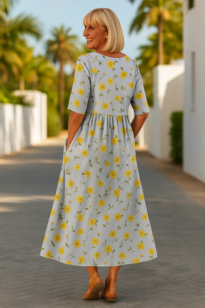 Allie | Midi Dress - Effortless Comfort