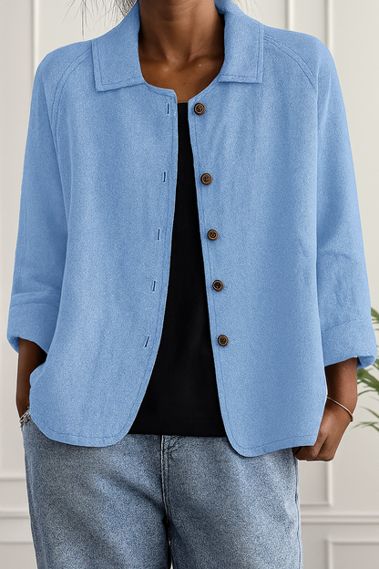 Rachel – Classic Button-Front Cardigan
