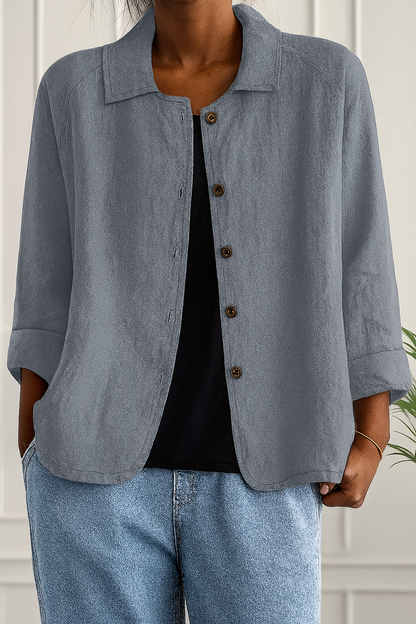 Rachel – Classic Button-Front Cardigan
