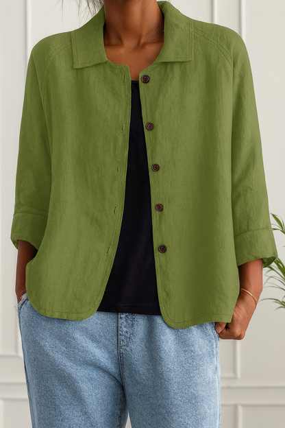 Rachel – Classic Button-Front Cardigan