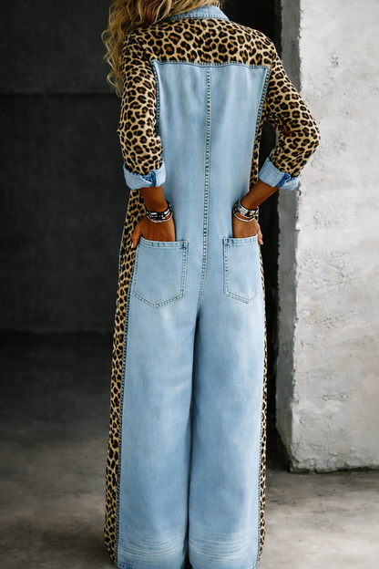 Violet | One-Piece Denim Jumpsuit