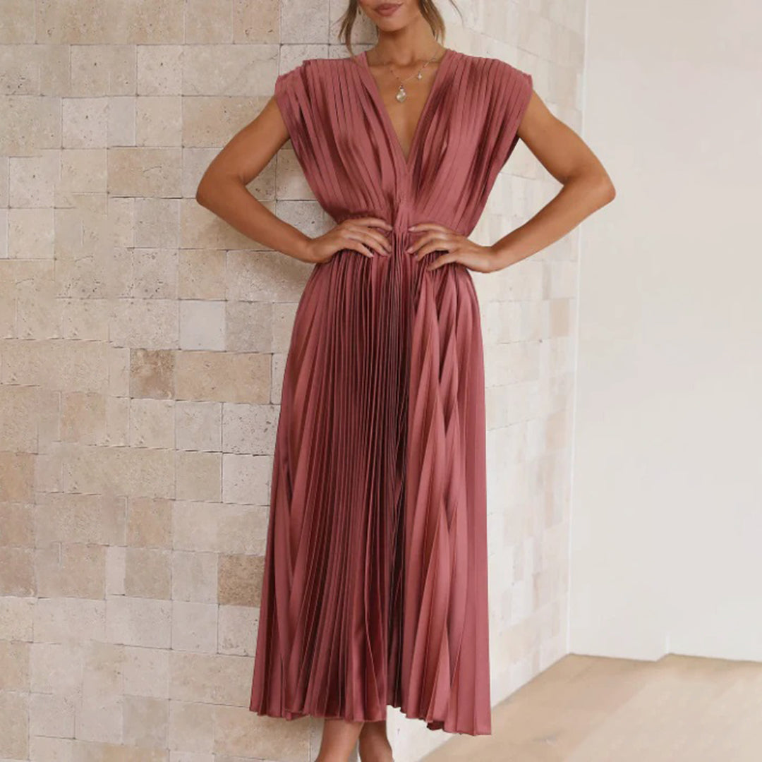 Bristol | Timeless Pleated Midi Dress
