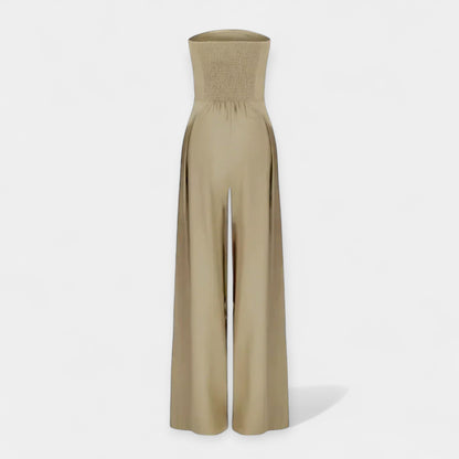 Catalina | Strapless Bustier Jumpsuit