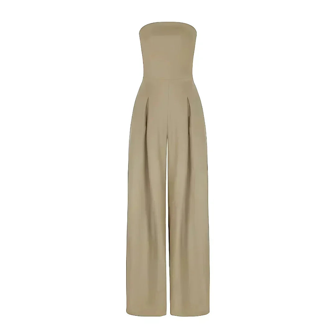 Catalina | Strapless Bustier Jumpsuit