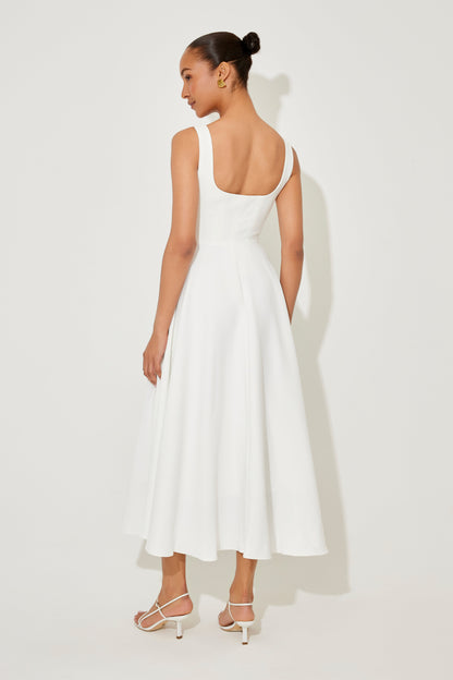 Castille | Elegant Midi Flow Dress