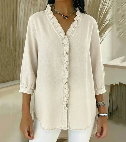 Destiny | Elegant Denim Blouse