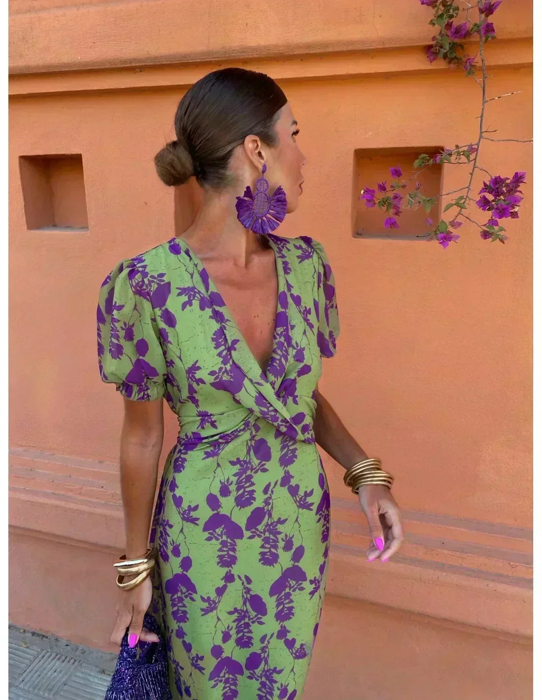Nola | Colourful Summer Print Dress