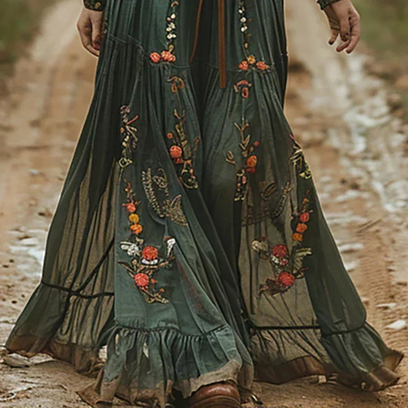 Toby | Bohemian Floral Maxi Dress