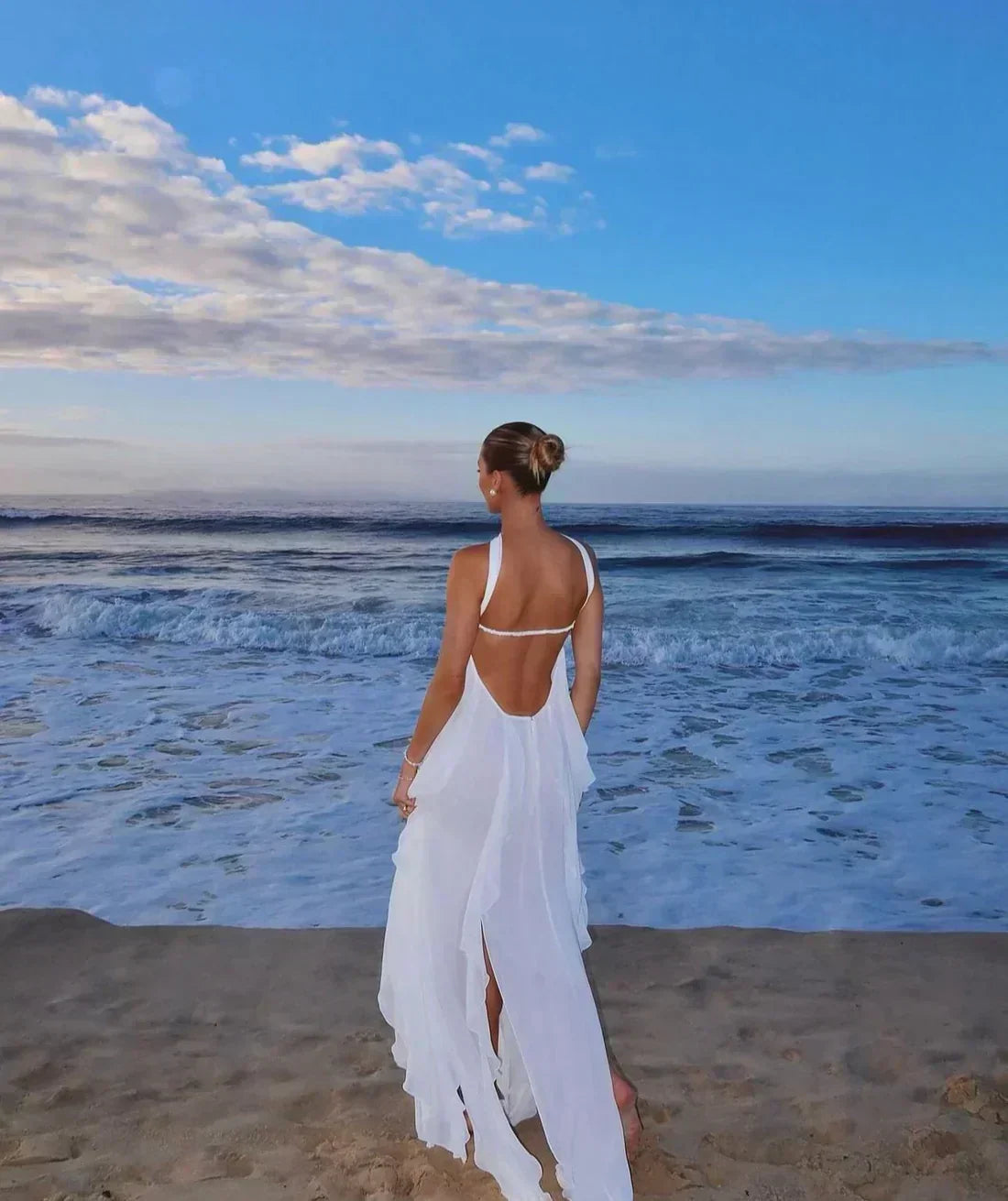 Sloane | Romantic Ruffle Maxi Dress