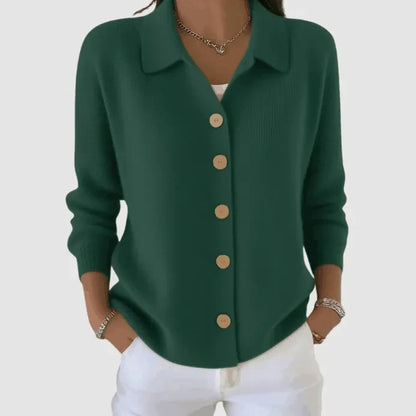Kristen – Button-Up Knit Cardigan