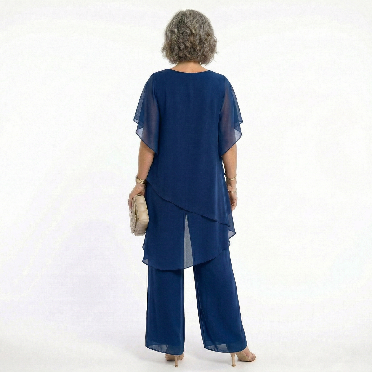 Heather – Tiered Tunic and Wide-Leg Pants Set