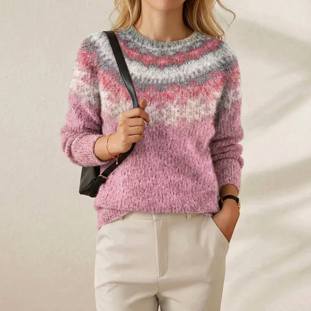 Beverly – Fair Isle Yoke Knit Jumper