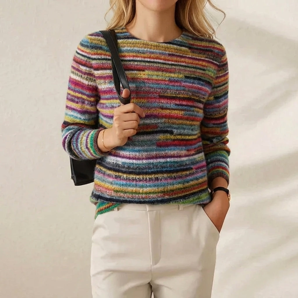 Kelly – Striped Knit Jumper
