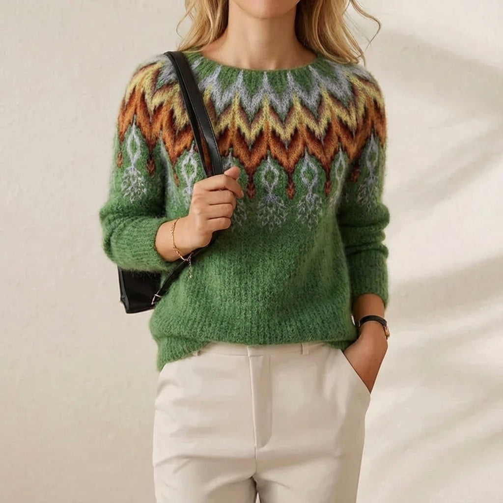Myrtle – Fair Isle Knit Jumper