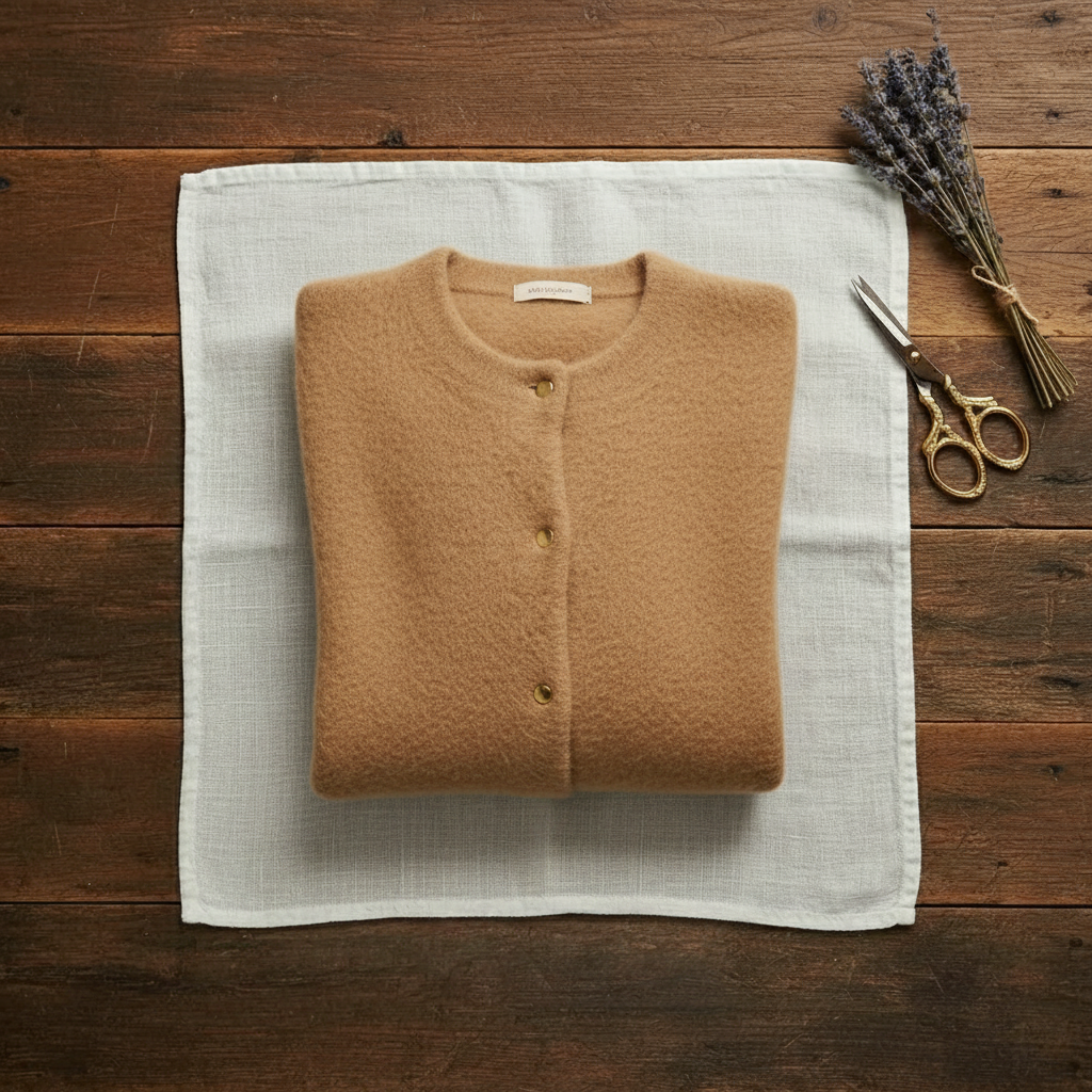 Ida – Gold Button Knit Cardigan