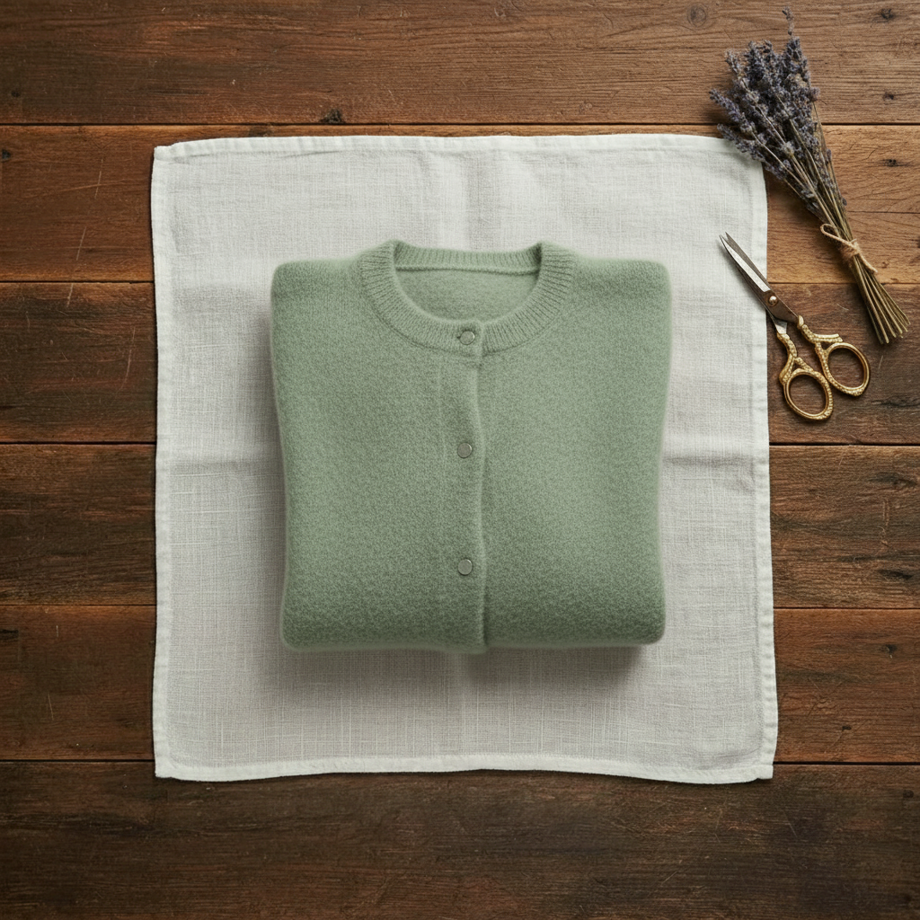 Ida – Gold Button Knit Cardigan