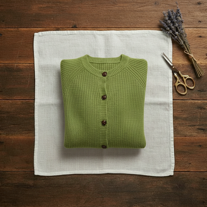 Bonita – Ribbed Knit Button-Up Cardigan